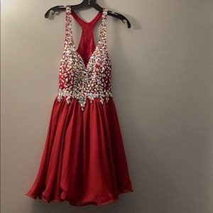 Red sweet 16/ prom dress